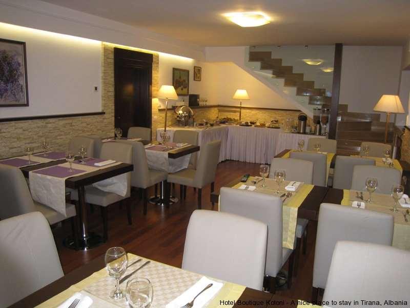 Boutique Hotel Kotoni ติรานา ร้านอาหาร รูปภาพ